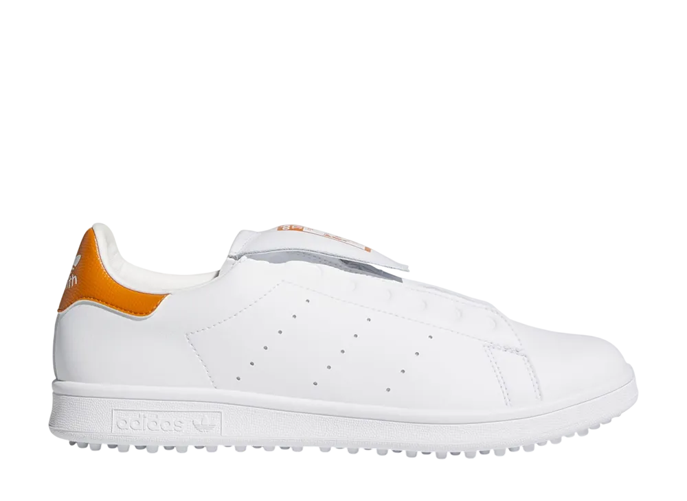 アディダス スタンスミス ボア スパイクレス ゴルフ "クラウド ホワイト/クラウド ホワイト/ラスティック オレンジ"