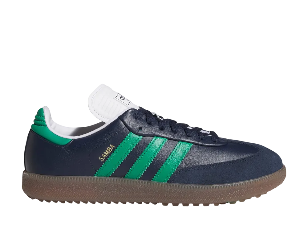 adidas Samba Spikeless Golf "Night Indigo/Court Green/Cloud White"