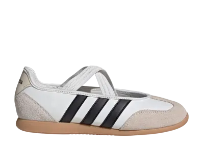 adidas Women's Barreda Mary Jane "Core White/Core Black/Gum"