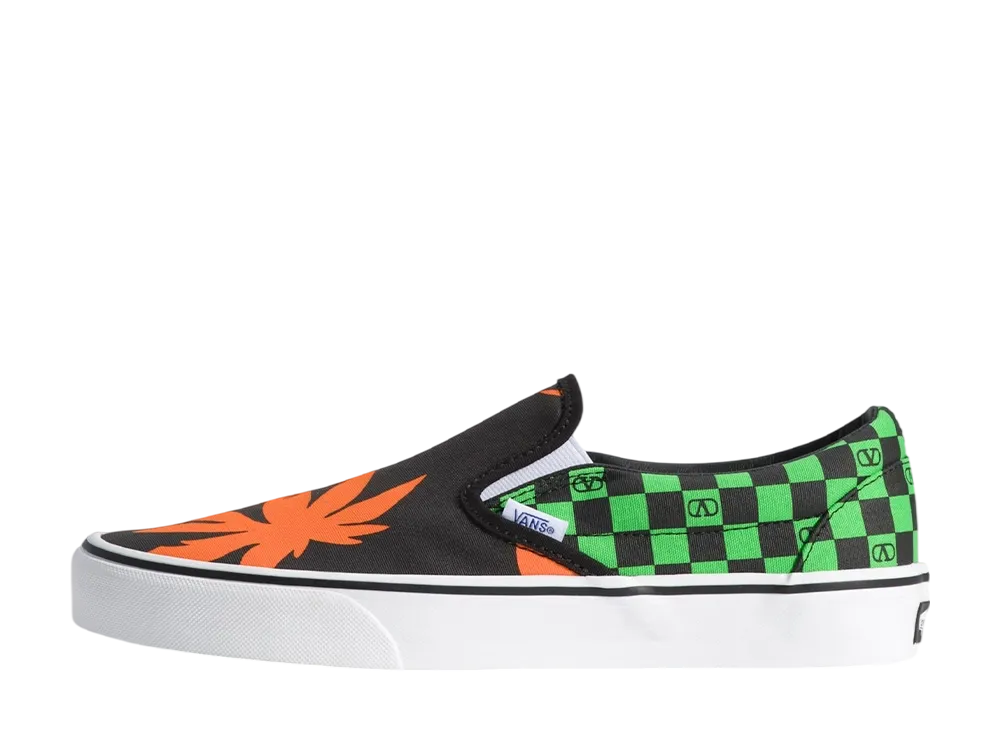 ヴァレンティノ ガラヴァーニ × バンズ クラシック スリッポン "トロピカルリーブス"