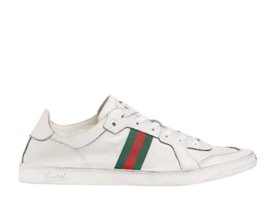 GUCCI Stretch Low-Top Sneaker "White"