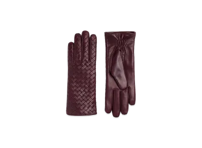 Bottega Veneta Intrecciato Leather Gloves "Jam"