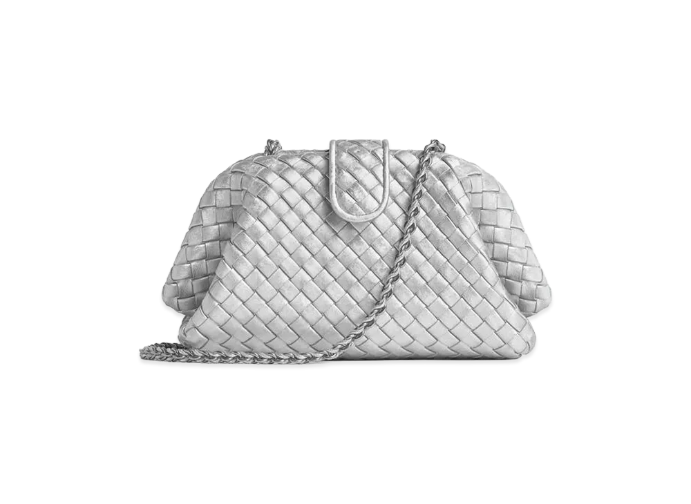 Bottega Veneta Small Lauren 1980 "Silver"