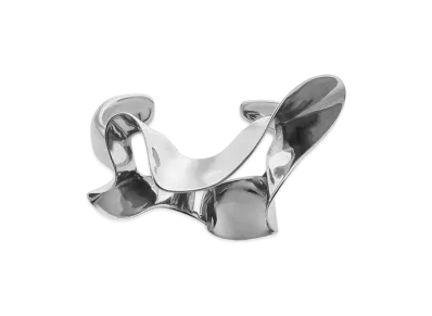 Bottega Veneta Anemone Cuff Bracelet "Silver"