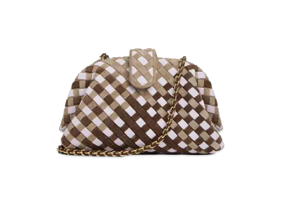 Bottega Veneta Small Lauren 1980 "Praline/Mars Washed/Brownie"