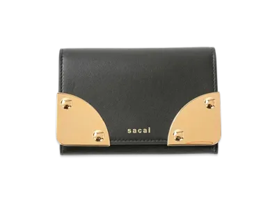 sacai Corner Metal Card Case "Black"
