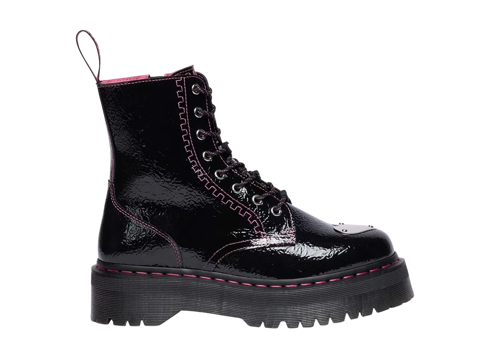 ドクターマーチン ウィメンズ ジェイドン トゥ プレート 8ホール ブーツ "ブラック"