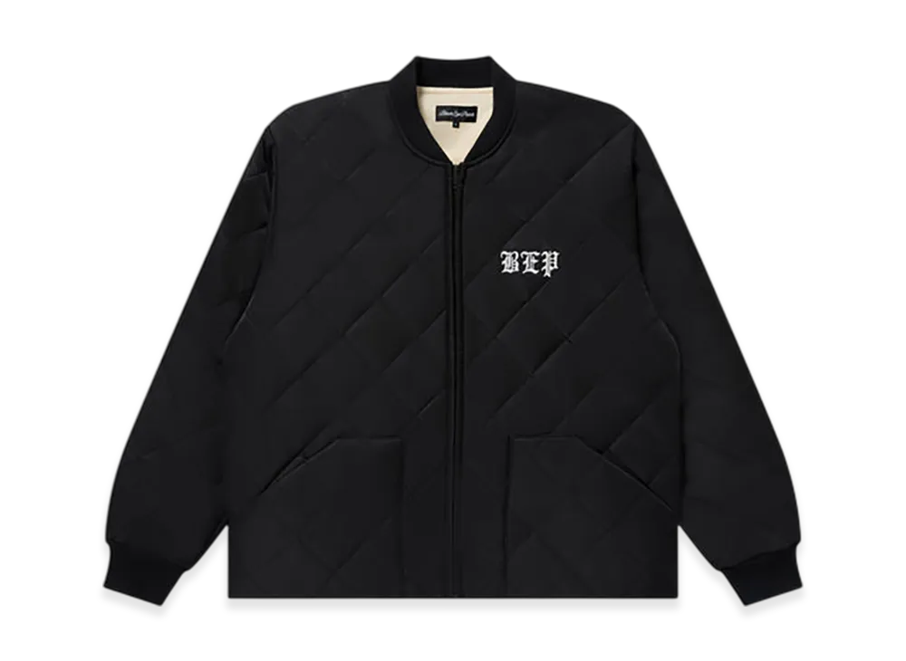 BlackEyePatch 3 Letter OE Quilted Jacket "Black"
