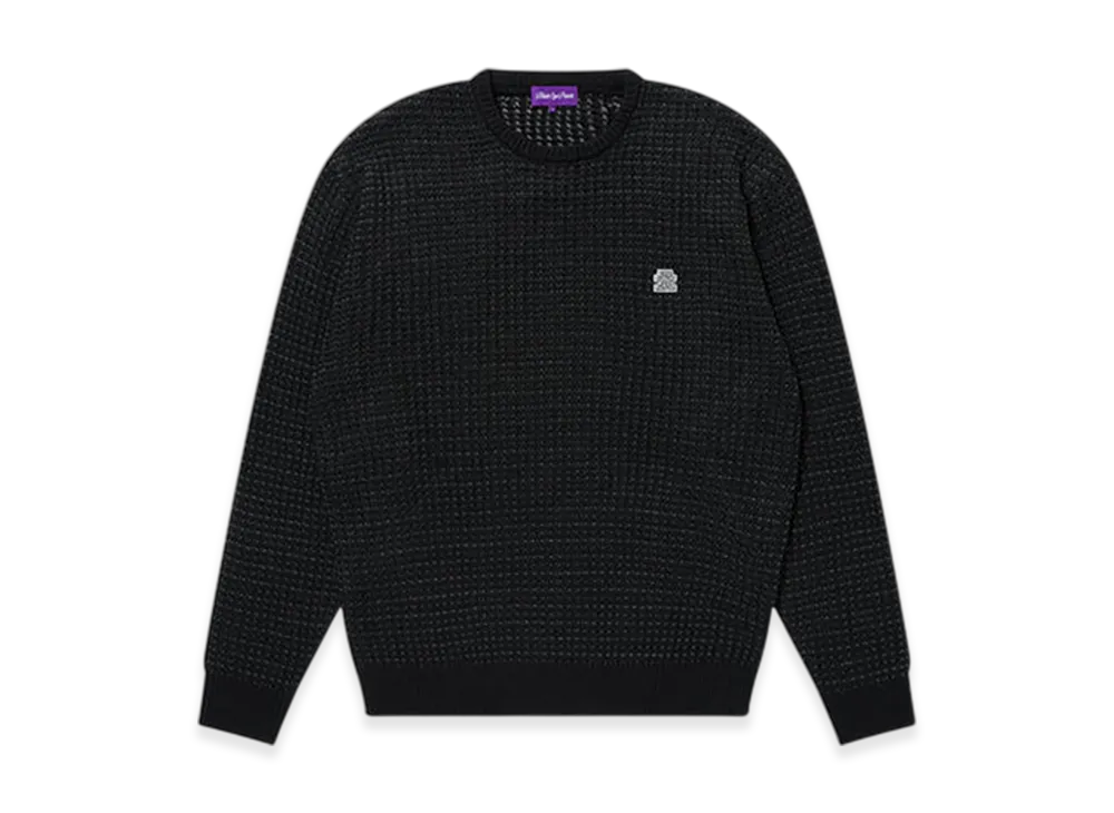 BlackEyePatch Small OG Reflective Knit Sweater "Black"