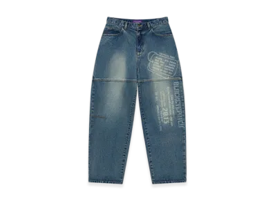 BlackEyePatch Dogtag Extra Baggy Jeans "Indigo"
