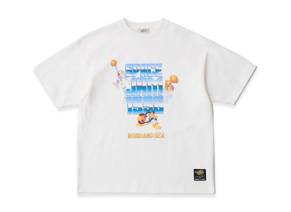 WIND AND SEA x SPACE JAM Tee "White"