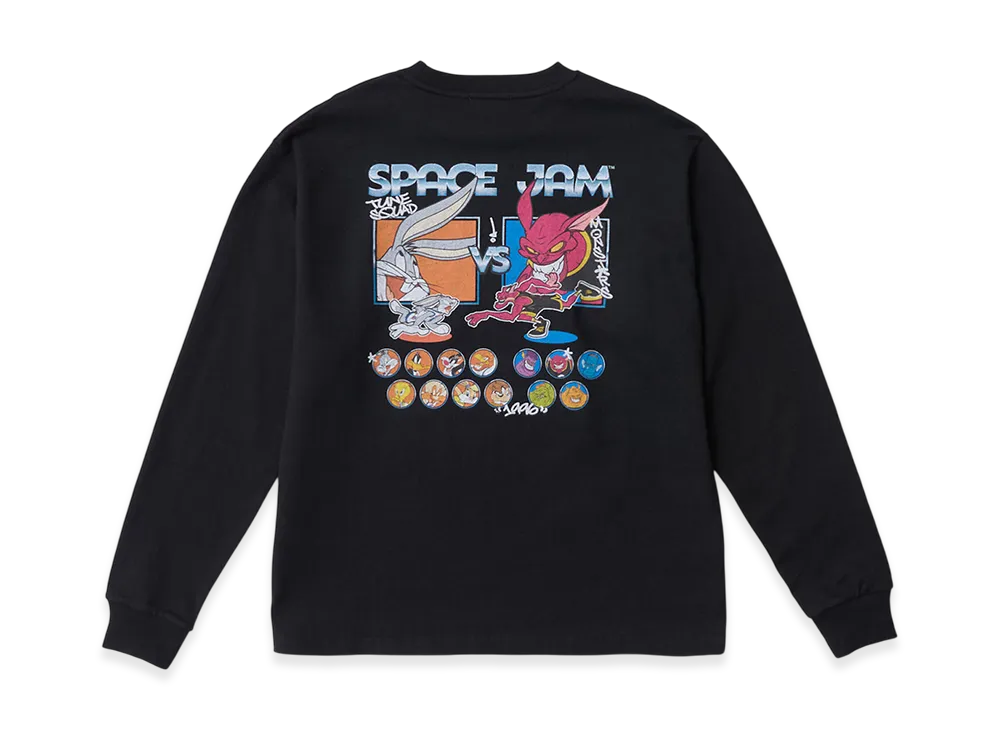 WIND AND SEA x SPACE JAM L/S Tee "Black"