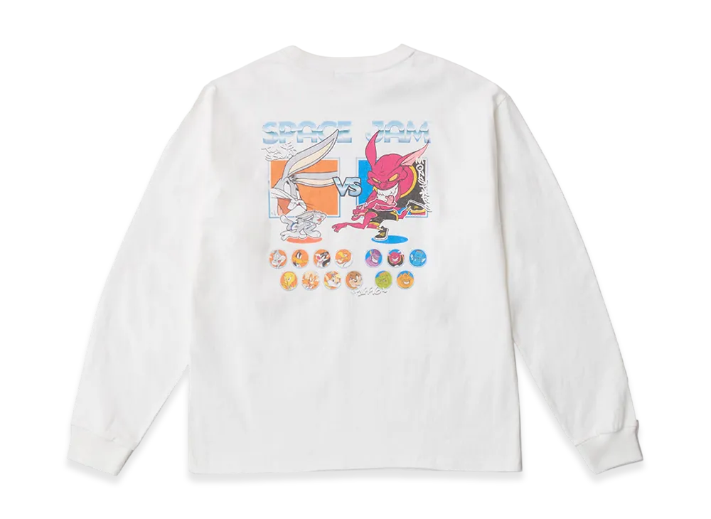 WIND AND SEA x SPACE JAM L/S Tee "White"