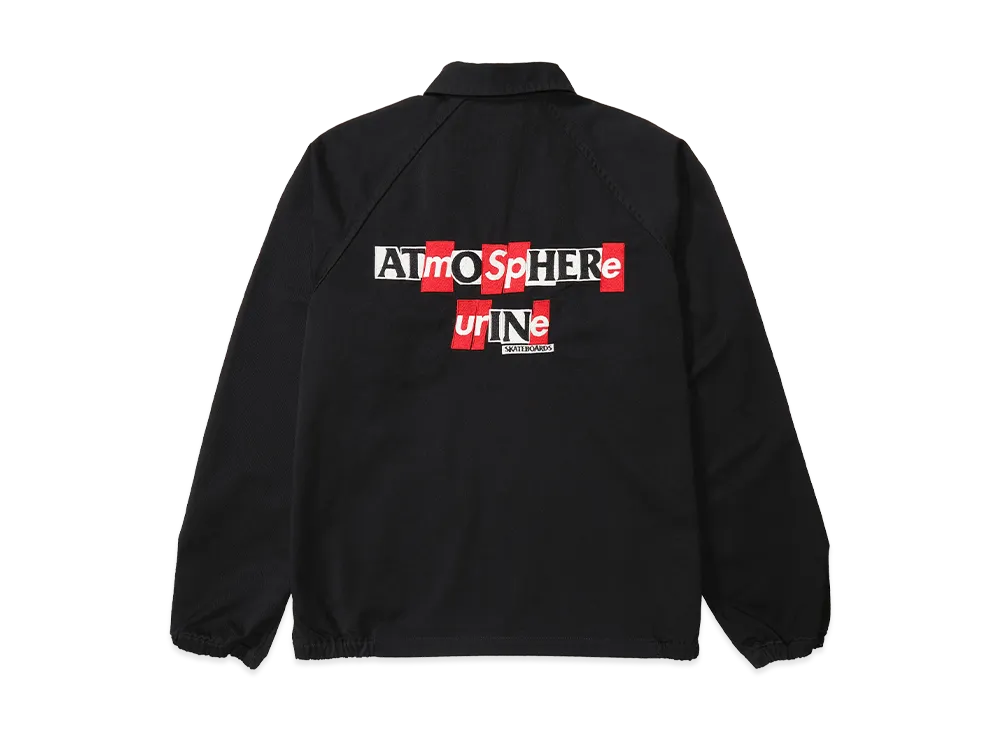 シュプリーム アンチ ヒーロー スナップ フロント トゥイル ジャケット "ブラック"