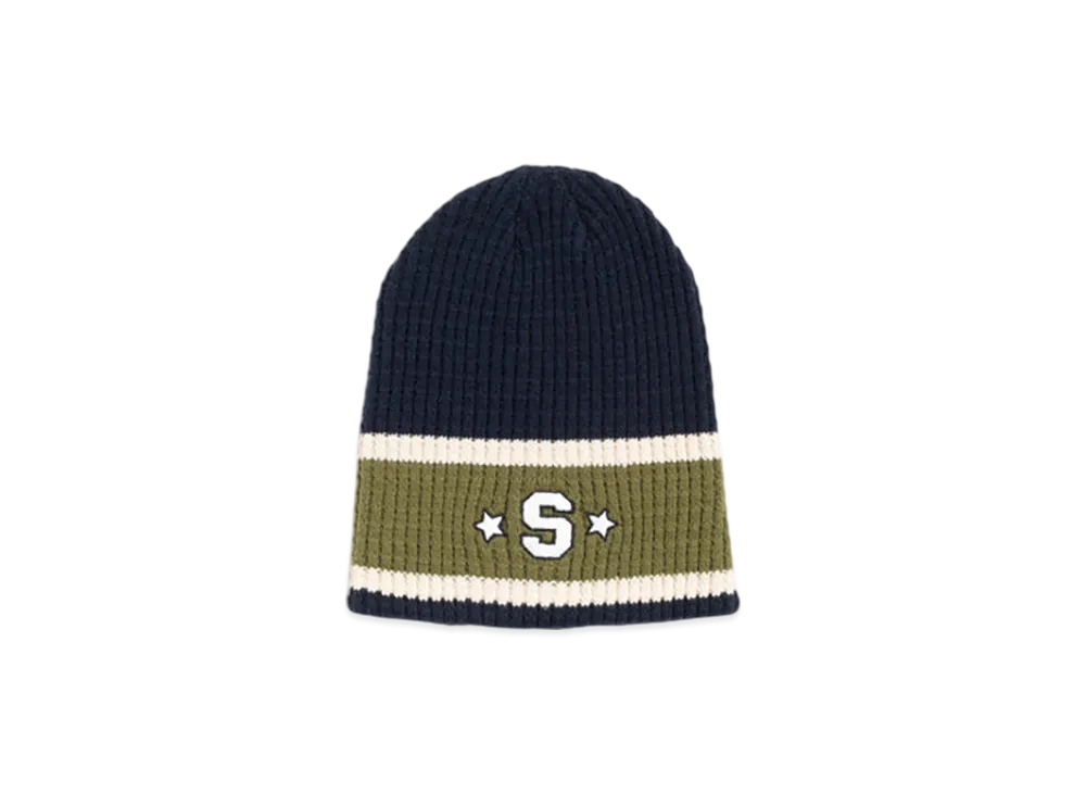 Stussy Varsity S Stripe Skullcap "Navy"