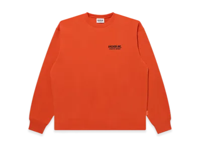 Mercedes Anchor inc. Bold Logo Crewneck Sweat "Orange"