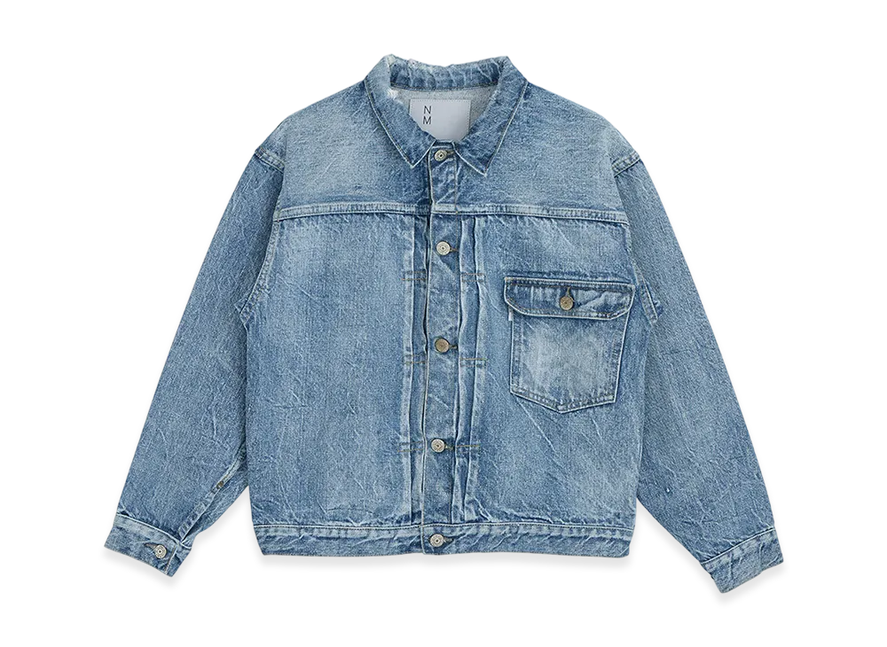 New Manual x AMERI #001 T-Back Denim Jacket "Indigo"