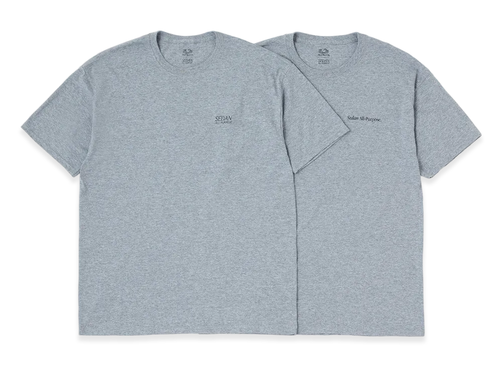 SEDAN ALL-PURPOSE x FRUIT OF THE LOOM Pack Tee (2P) "Oxford"