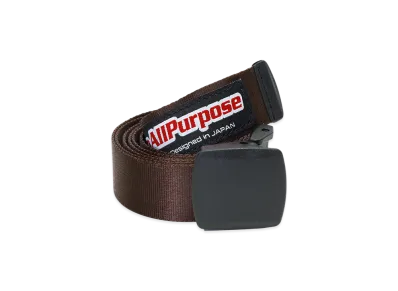SEDAN ALL-PURPOSE Skate Logo Nylon Web Belt "Dark Brown"