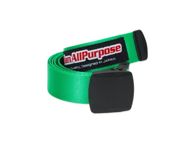 SEDAN ALL-PURPOSE Skate Logo Nylon Web Belt "Green"