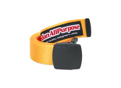 SEDAN ALL-PURPOSE Skate Logo Nylon Web Belt "Yellow"