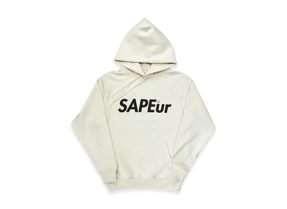 SAPEur Youth Logo Sweat Hoodie "White"
