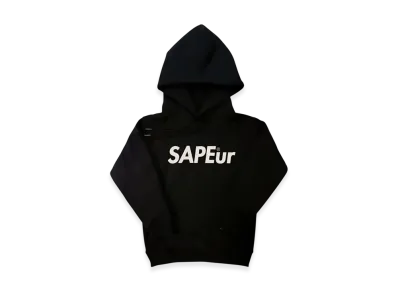 SAPEur Kid's Logo Sweat Hoodie "Black"