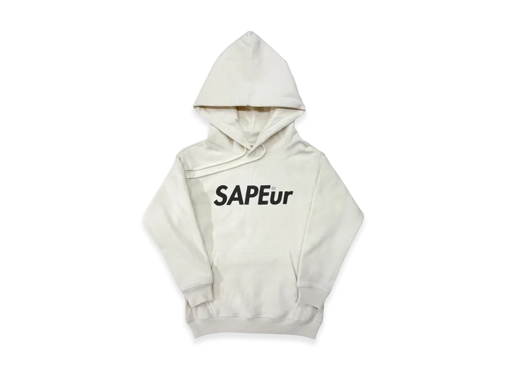 SAPEur Kid's Logo Sweat Hoodie "White"