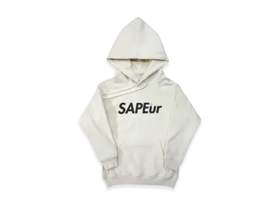 SAPEur Kid's Logo Sweat Hoodie "White"