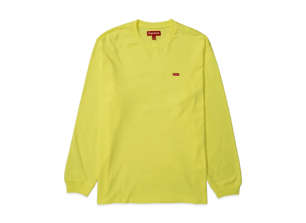 Supreme Small Box L/S Tee "Fluorescent Yellow"