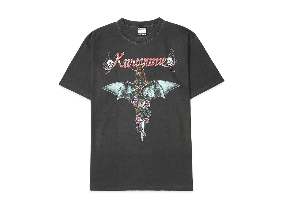 SAINT Mxxxxxx x Kuroyume Collaboration Tee Knife & Grape "Black"
