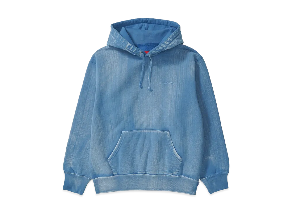 Supreme Brush Stroke Hooded Sweatshirt "Blue"