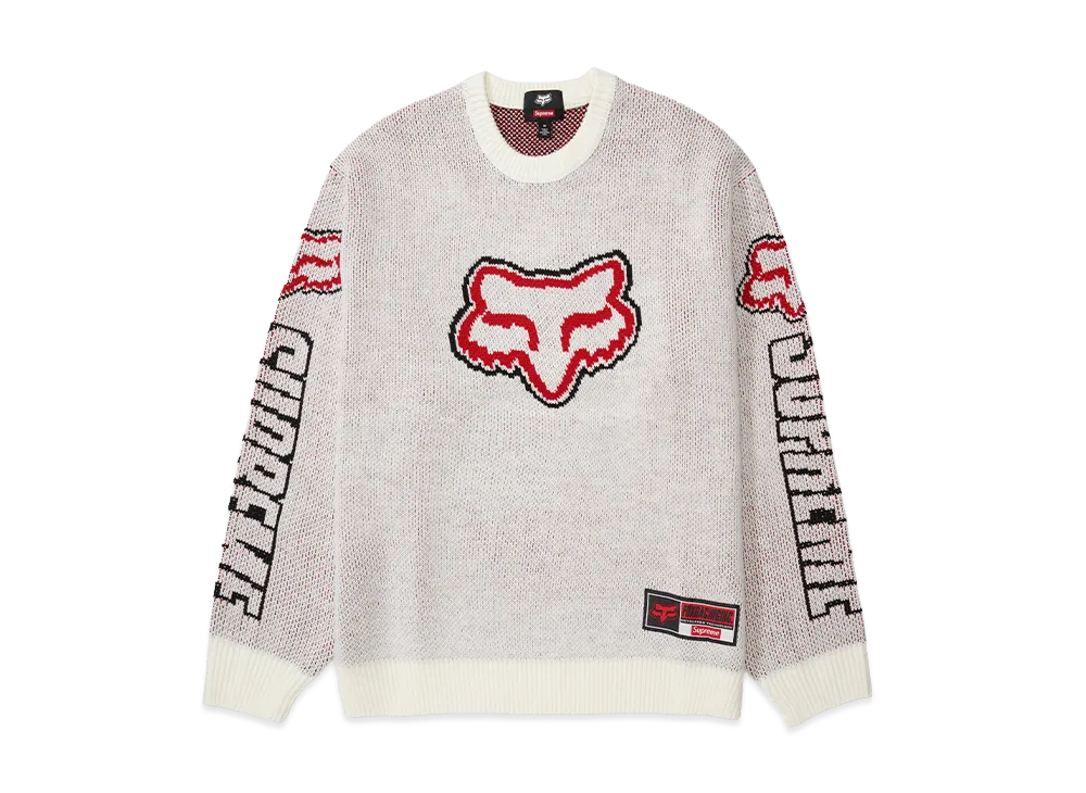 Supreme x Fox Racing Sweater "White"