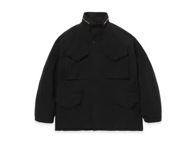 COMOLI 25AW Garment Dyed M65 Jacket "Black"