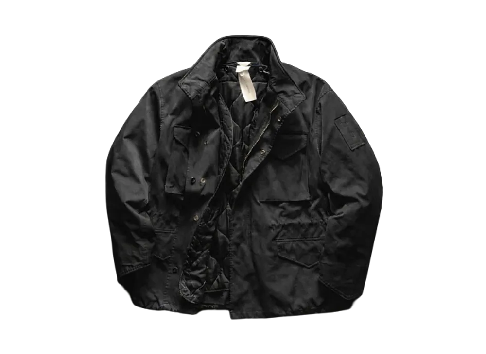 COMOLI x Ten C Original Japanese Jersey Field Jacket "Black"