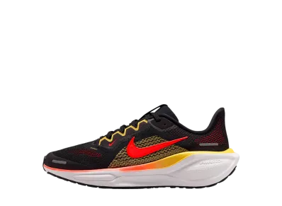 Nike GS Pegasus 41 "Black/Topaz Gold/Bright Crimson"