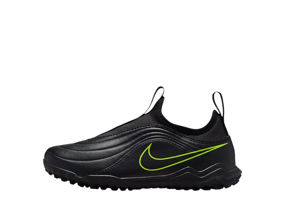 ナイキ GS ジュニア ティエンポ マエストロ フレックス "ブラック/ボルト/ブラック" (キッズ)