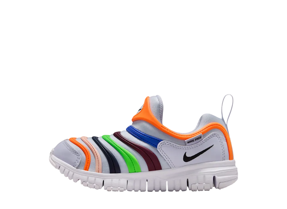 ナイキ PS ダイナモ フリー "ゴースト/トータルオレンジ/レーサーブルー/ブラック" (キッズ)