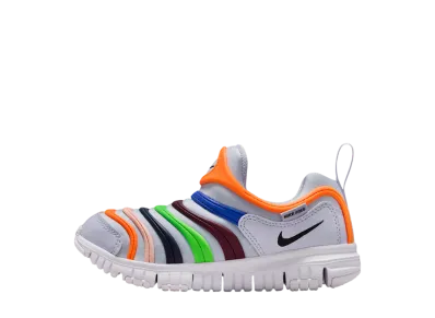 Nike PS Dynamo Free "Ghost/Total Orange/Racer Blue/Black"