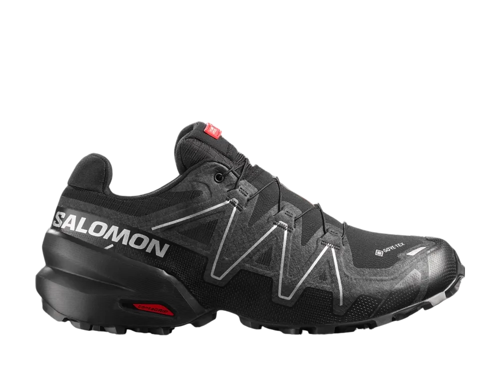 サロモン スピードクロス6 ゴアテックス 20イヤーズ "ブラック/フットウェアシルバー"