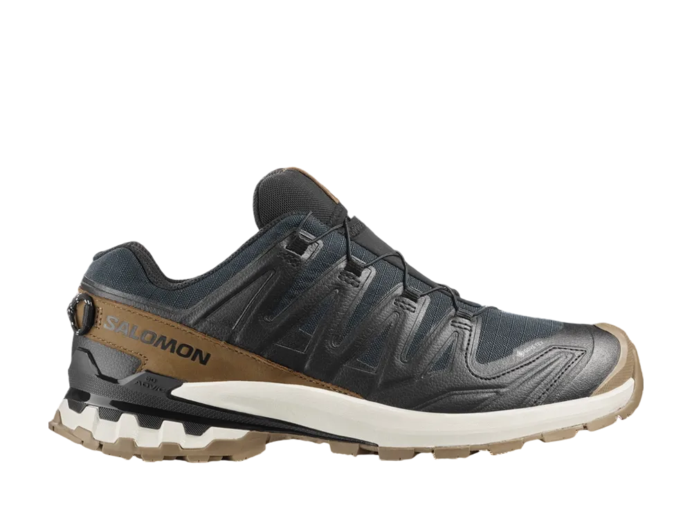 サロモン XA プロ 3D V9 ゴアテックス ライフロング "ブラック/コヨーテブラウン"