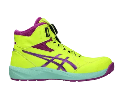Asics Winjob CP314 Boa "Safety Yellow/Orchid"