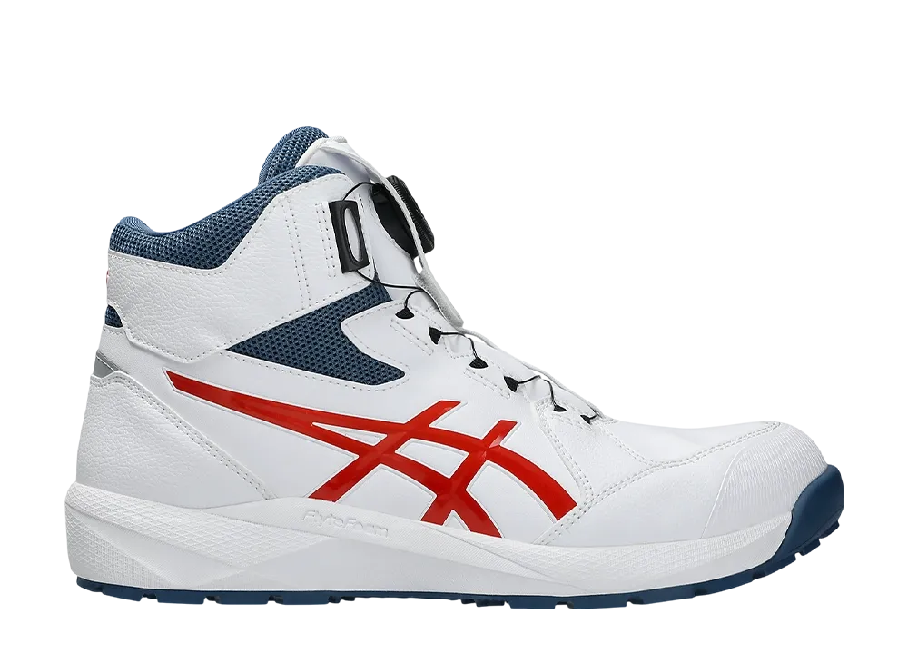 アシックス ウィンジョブ CP314 ボア "ホワイト/チェリートマト"