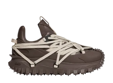 Rick Owens × MONCLER Trailgrip Megalace Sneaker "Brown"