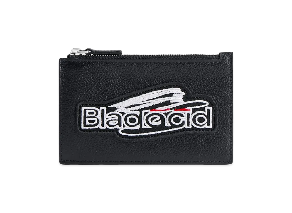 バレンシアガ キャッシュ ラージ ロングコイン&カードホルダー "ブラック" 6405352AA931000