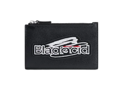 BALENCIAGA Cash Large Long Coin & Card Holder "Black"