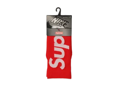 Supreme / Nike Lightweight Crew Socks "Red"