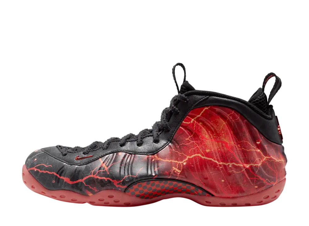 Stranger Things × Nike Air Foamposite One PRM "Black/Off Noir/Bright Crimson"