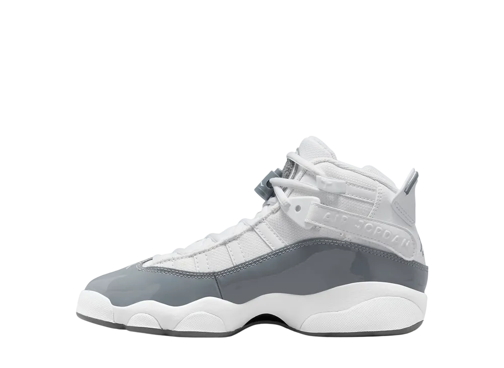 Nike GS Jordan 6 Rings "White/Cool Grey"