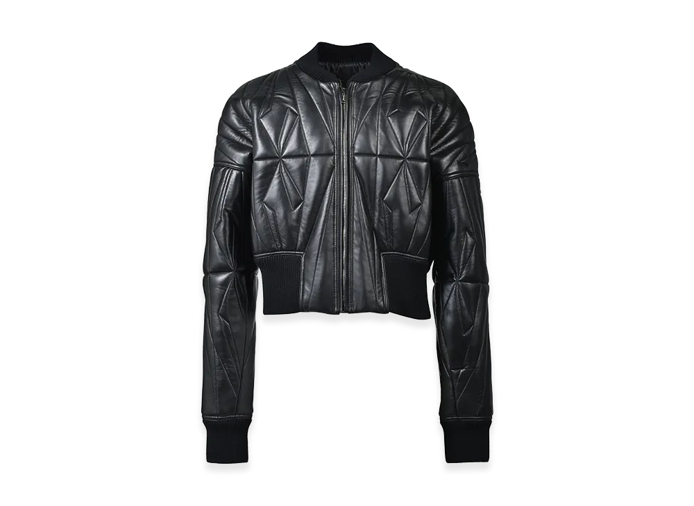 MONCLER x Rick Owens Geocamo Cropped Jacket "Black"